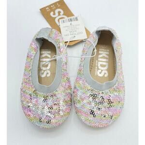 NWT Girl's Cotton On Kids US 7-8 Ombre Sequin Dress Holiday Summer Fall Flats